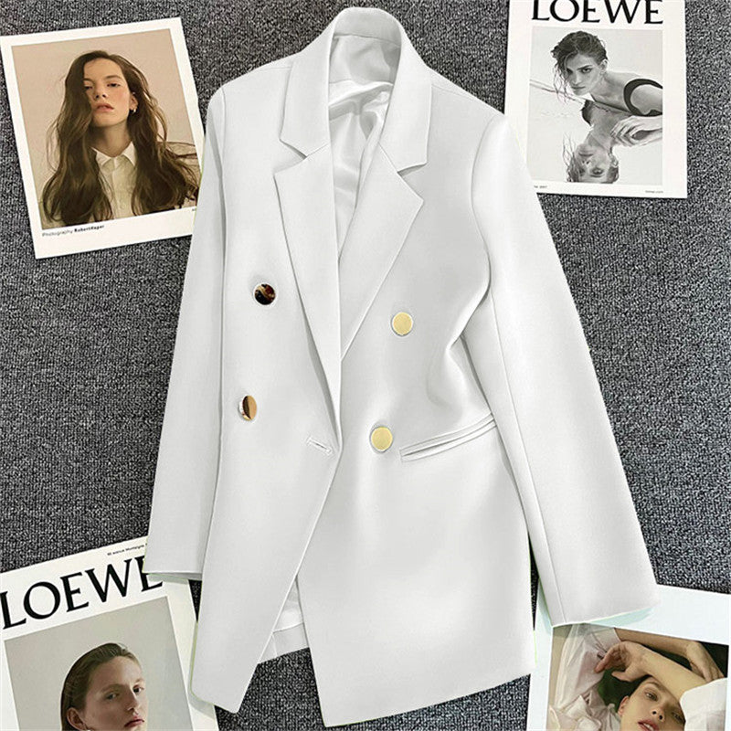 Slim-Fit Long Sleeve Blazer / Black / XL