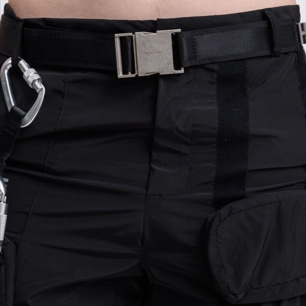 Black Letter Buckle Belt / Black / One size