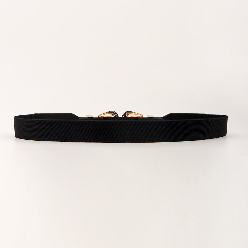Retro Hollow-Out Elastic Belt