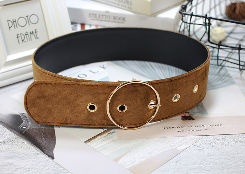 Wool-Weave Square Buckle Belt