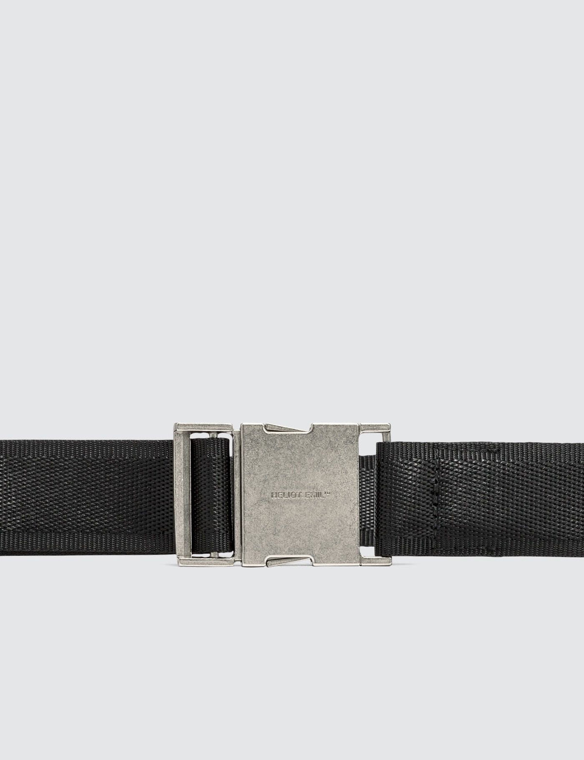 Black Letter Buckle Belt